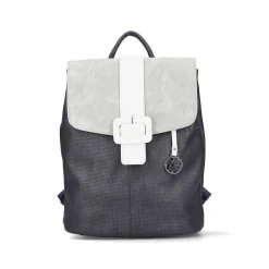 Rieker | Backpack Navy Blue-Pure White
