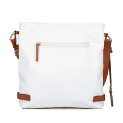 Rieker | Handbag Pure White-Nut Brown