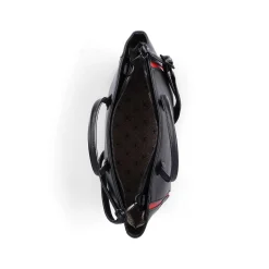 Rieker | Shopper Jet Black-Fire Red