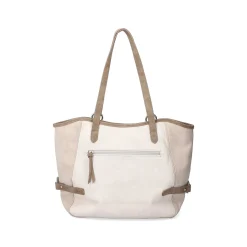 Rieker | Shopper Pearl White-Nut Brown-Rose