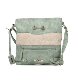 Rieker | Shoulder Bag Mint Green-Light Beige