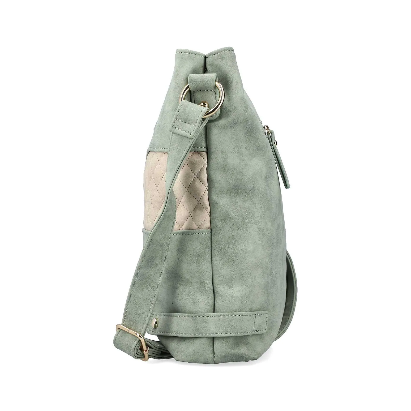 Rieker | Shoulder Bag Mint Green-Light Beige