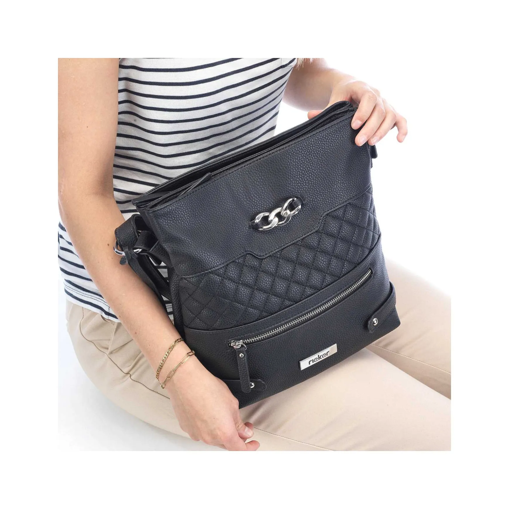 Rieker | Shoulder Bag Night Black