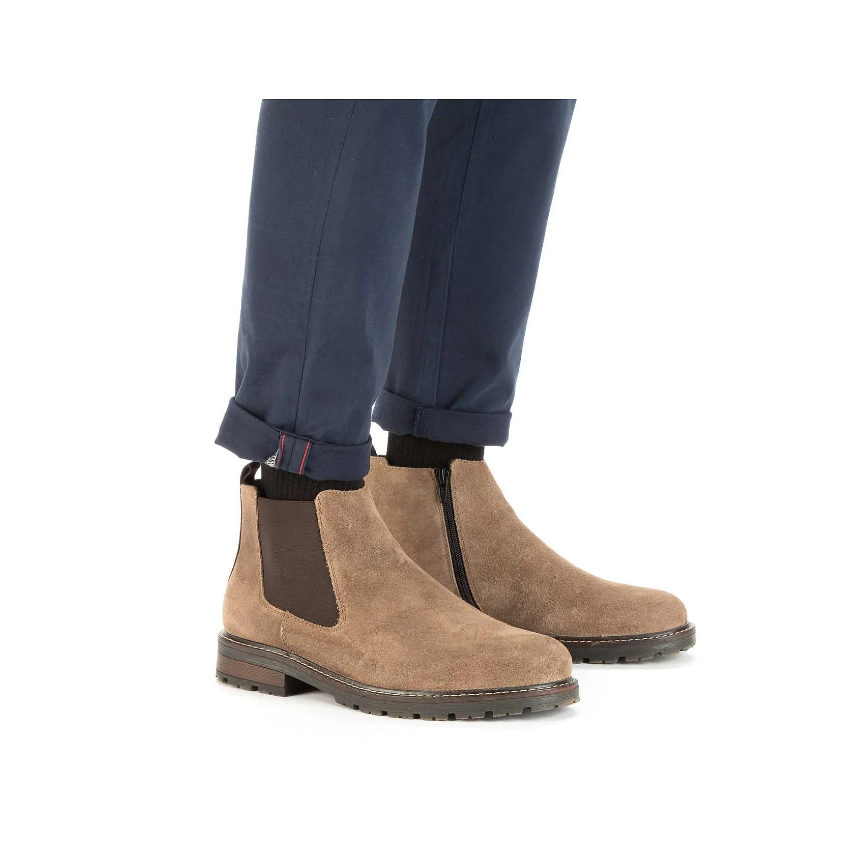 Rieker Men'S Chelsea Boots Sand Beige