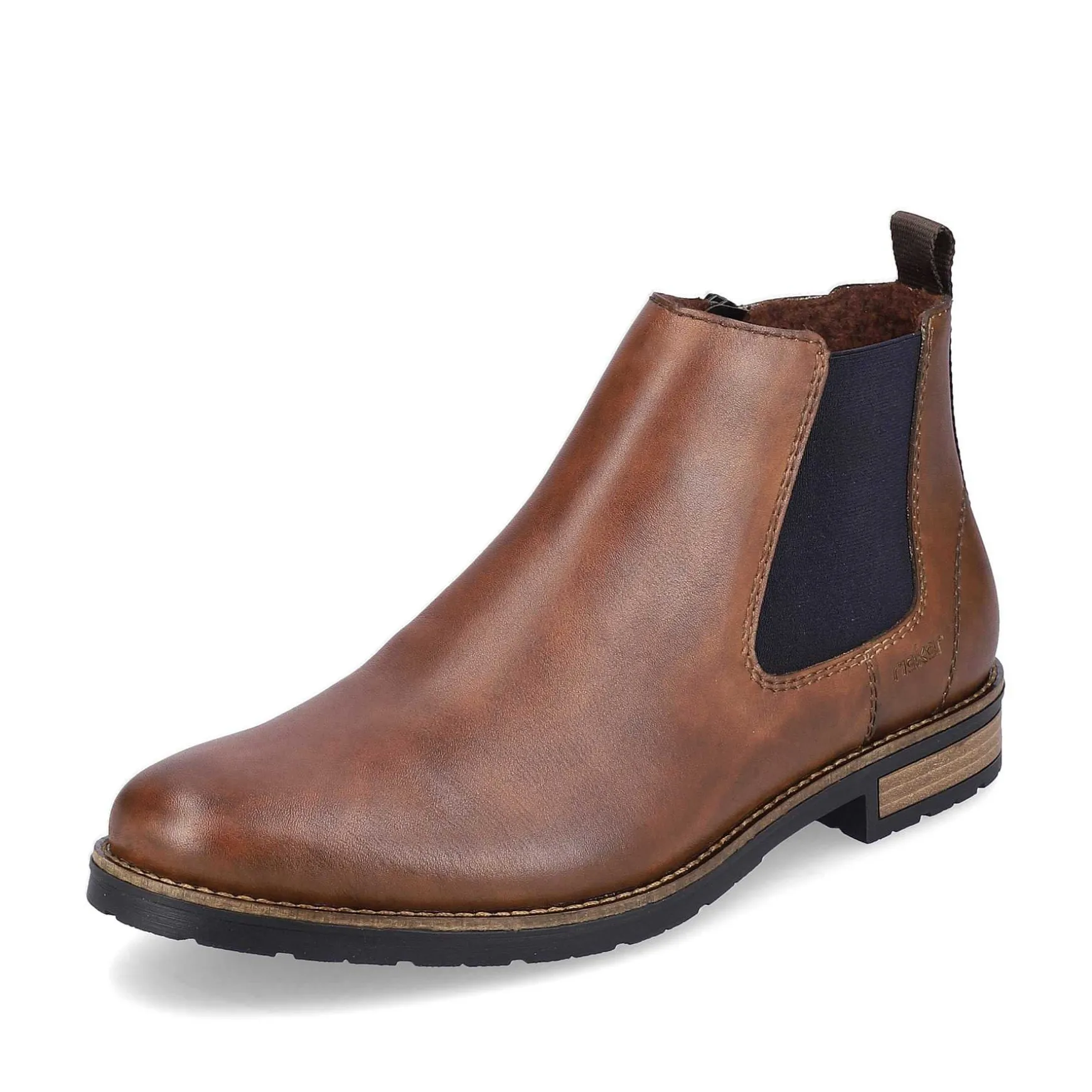 Rieker Men'S Chelsea Boots Nut Brown-Black