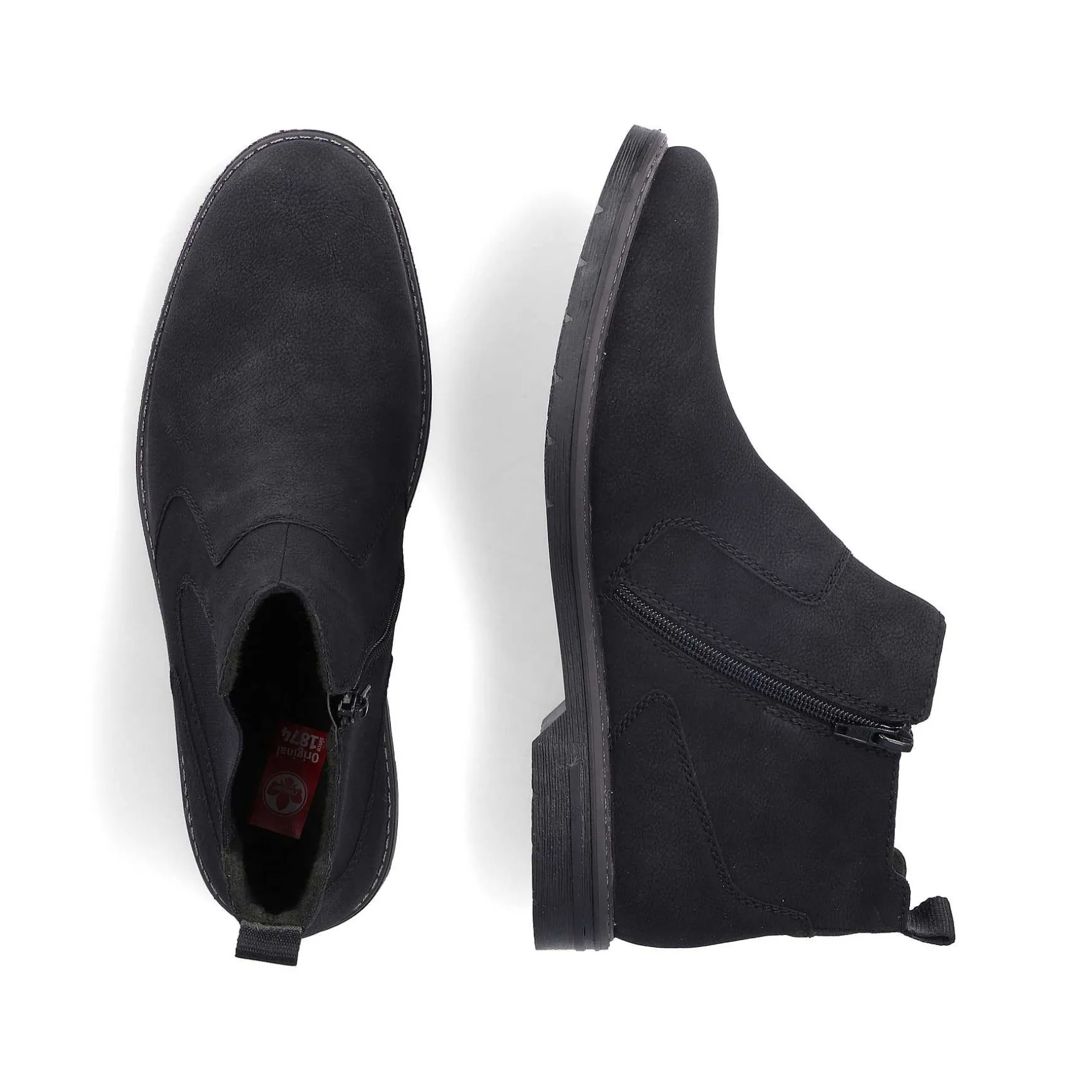 Rieker Men'S Chelsea Boots Jet Black