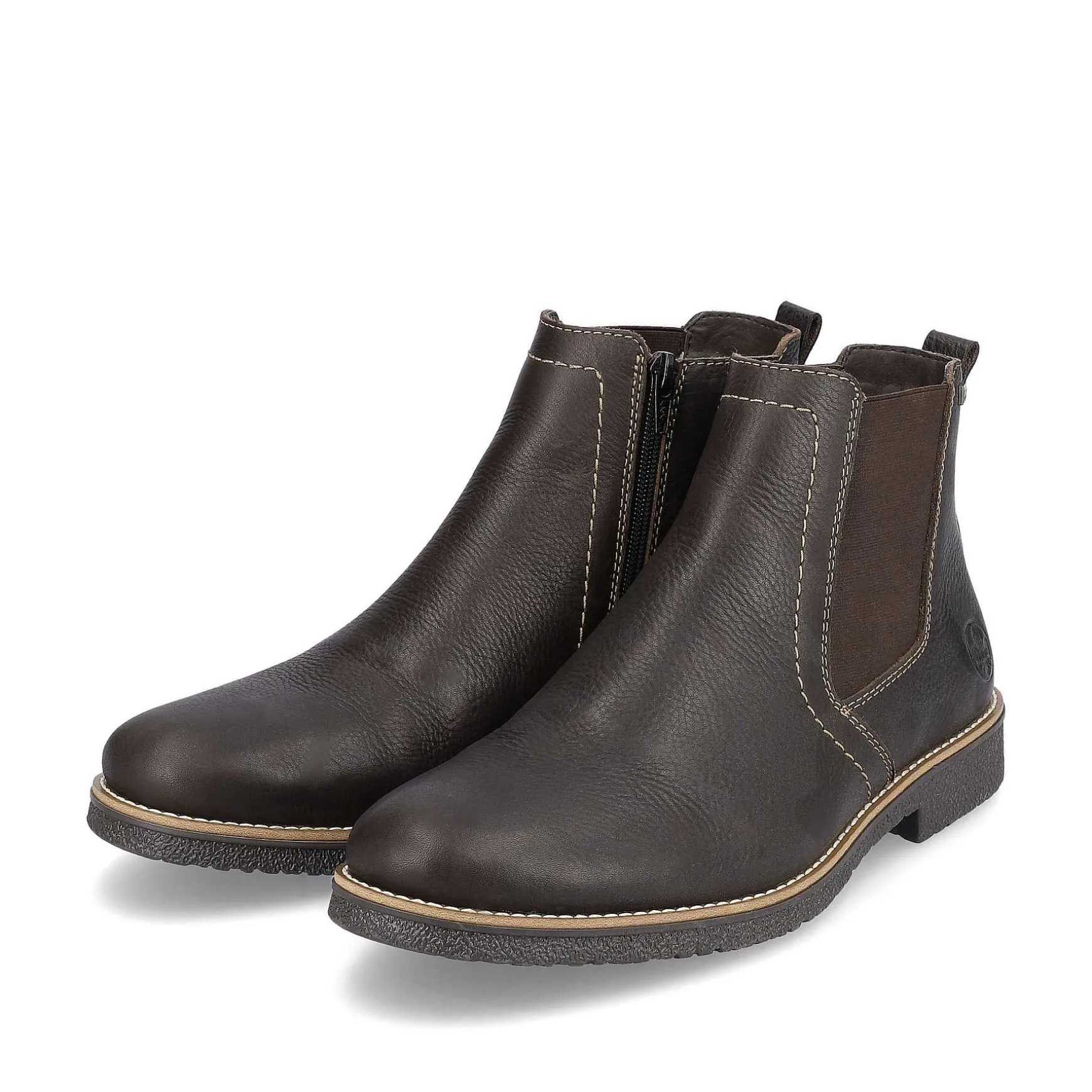 Rieker Men'S Chelsea Boots Black Brown
