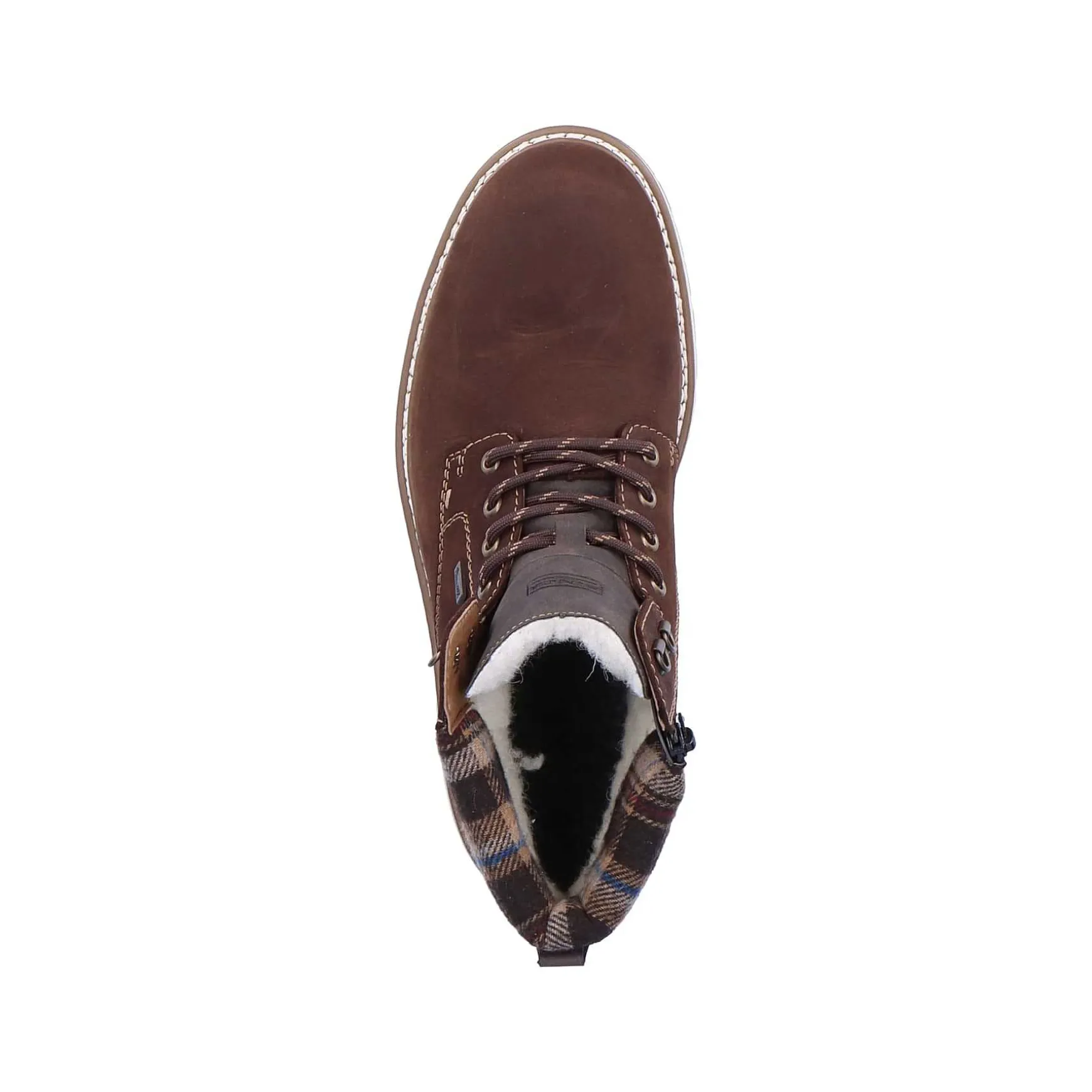 Rieker Men'S Corded Boots, Nut Brown