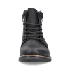 Rieker Men'S Corded Boots Graphite Black