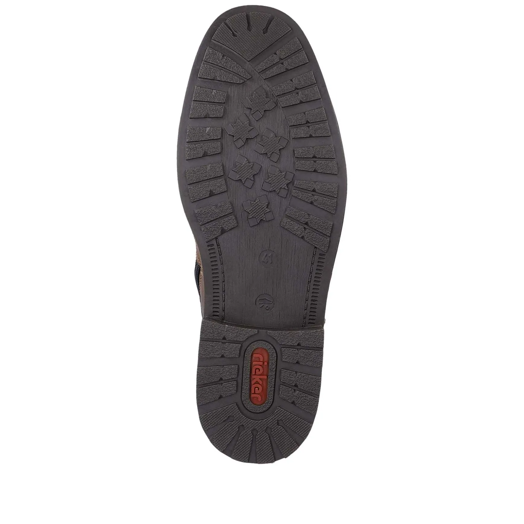 Rieker Men'S Corded Boots Chocolate Brown