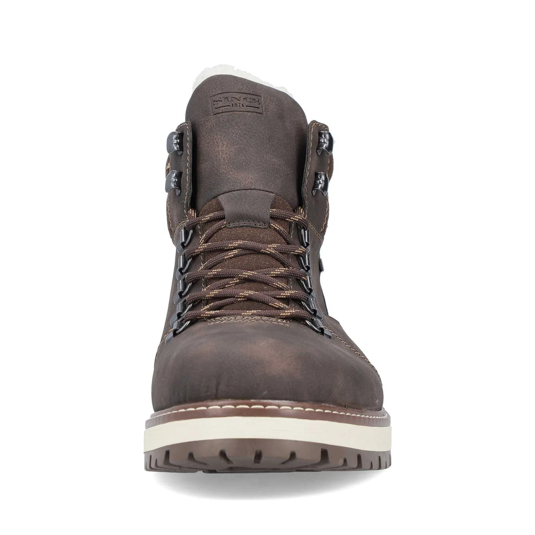 Rieker Men'S Corded Boots Coffee Brown