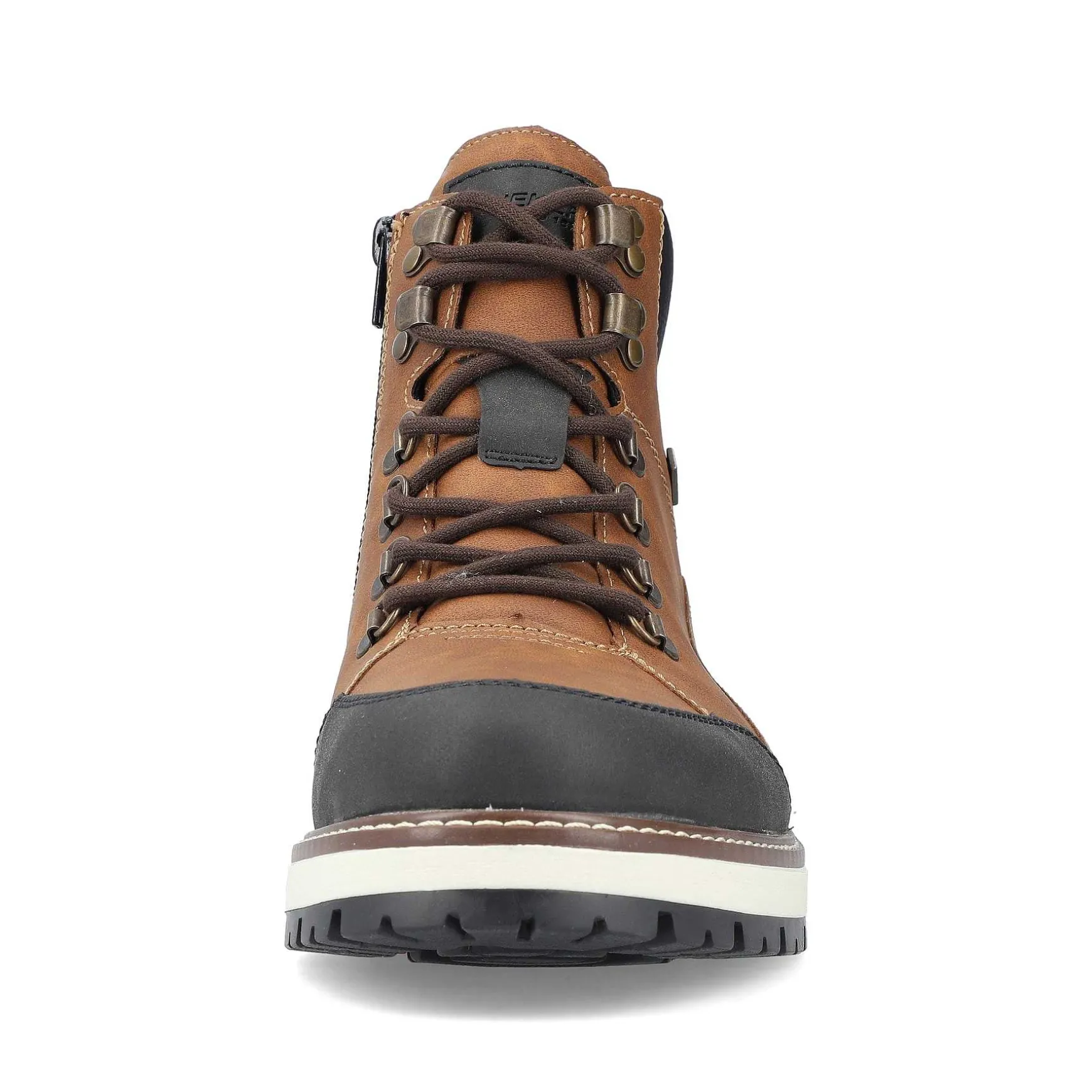Rieker Men'S Corded Boots Light Brown-Black