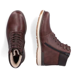 Rieker Men'S Corded Boots, Nut Brown