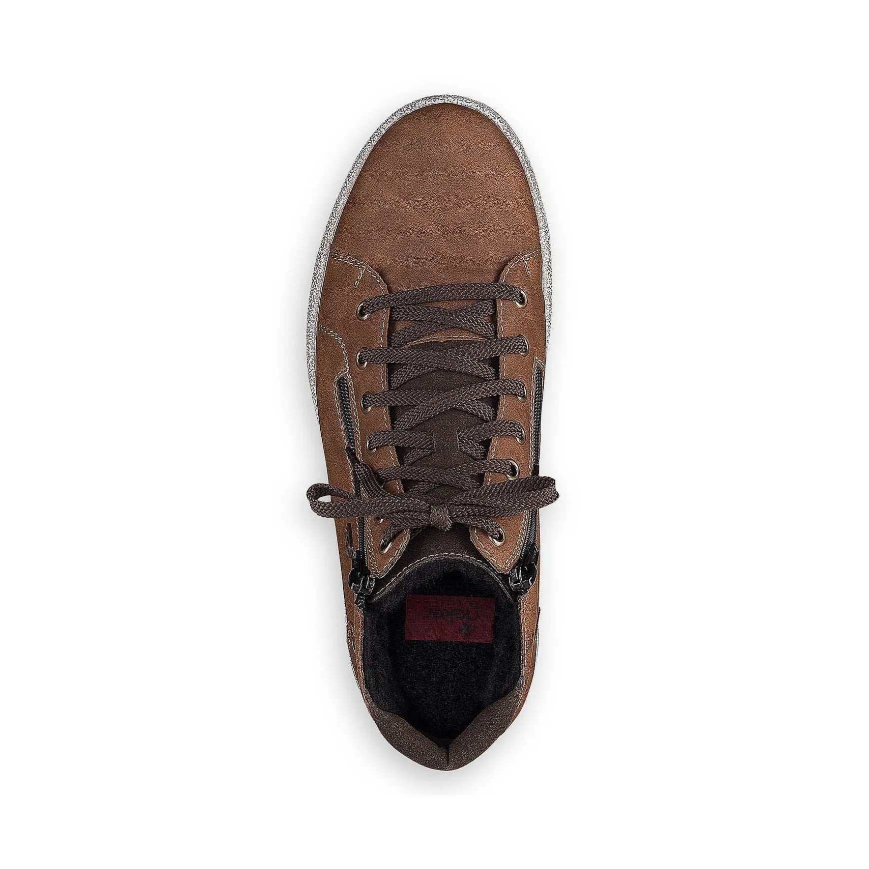 Rieker Men'S Corded Boots Chestnut Brown