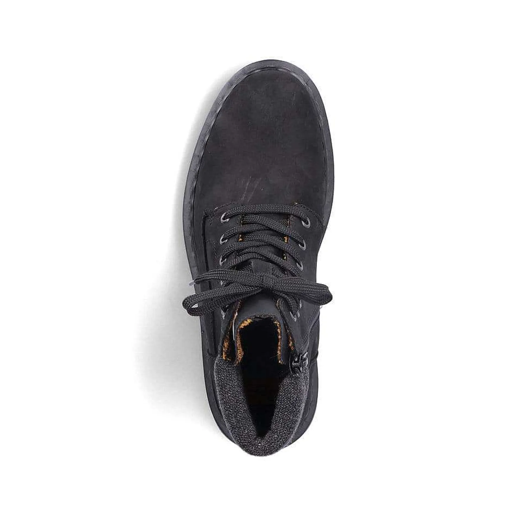 Rieker Men'S Corded Boots Deep Black
