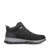 Rieker Men'S Corded Boots Asphalt Black