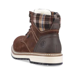 Rieker Men'S Corded Boots, Nut Brown