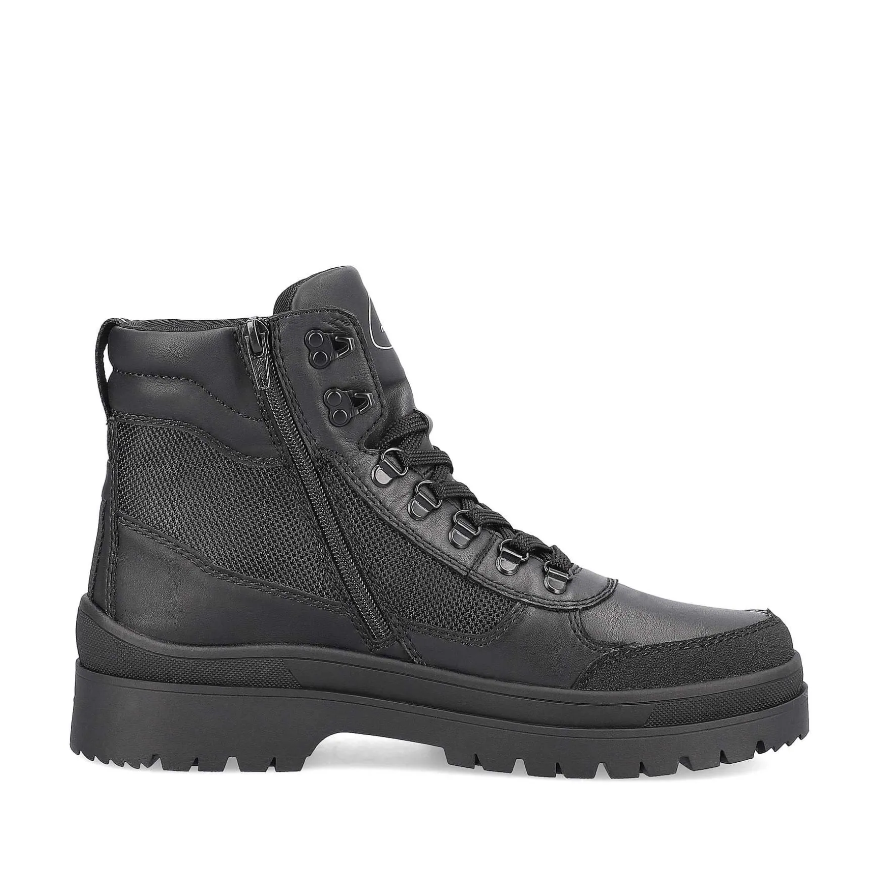 Rieker Men'S Corded Boots Noir