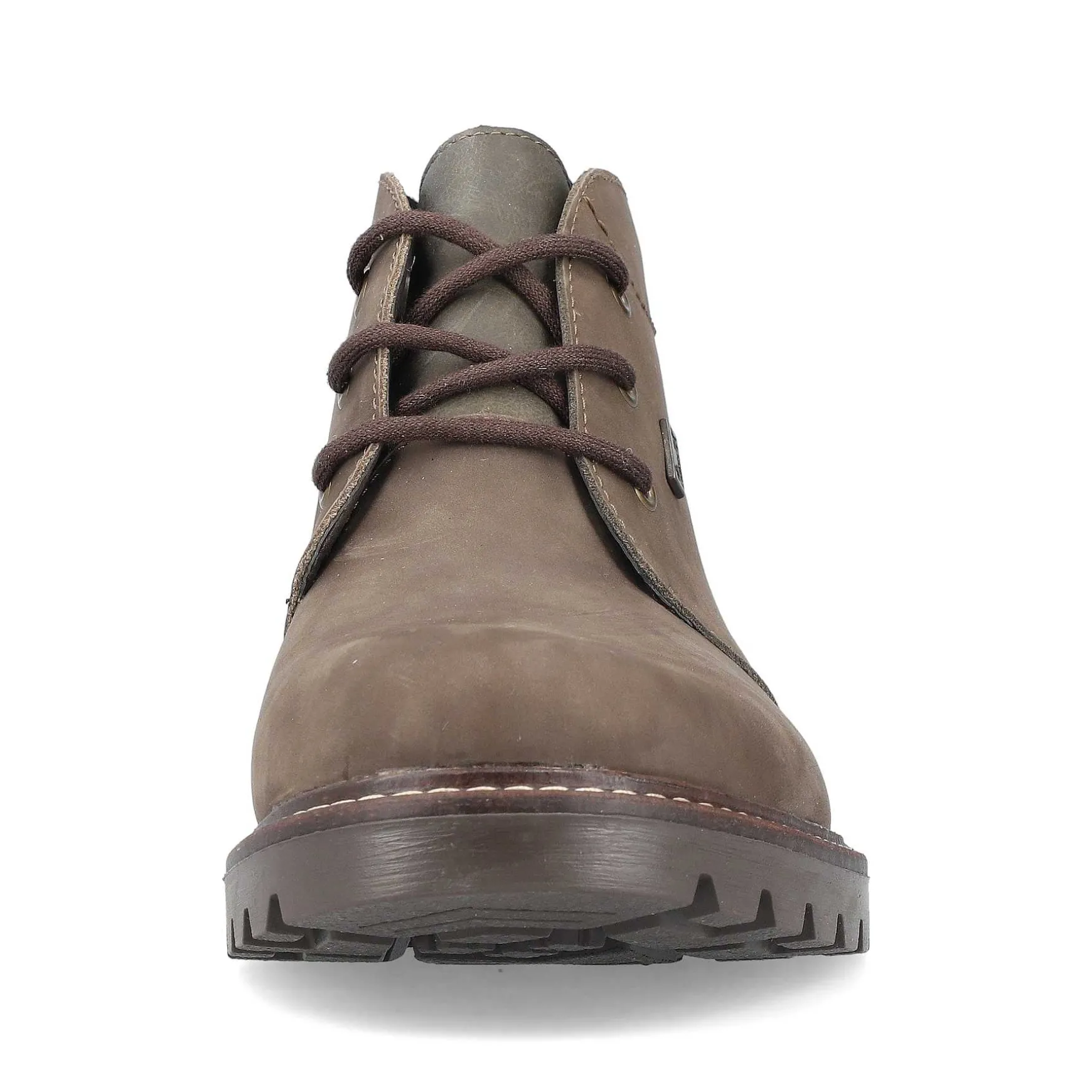 Rieker Men'S Corded Boots Grey-Brown