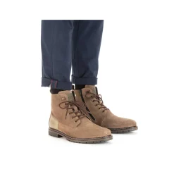 Rieker Men'S Corded Boots Sand Brown
