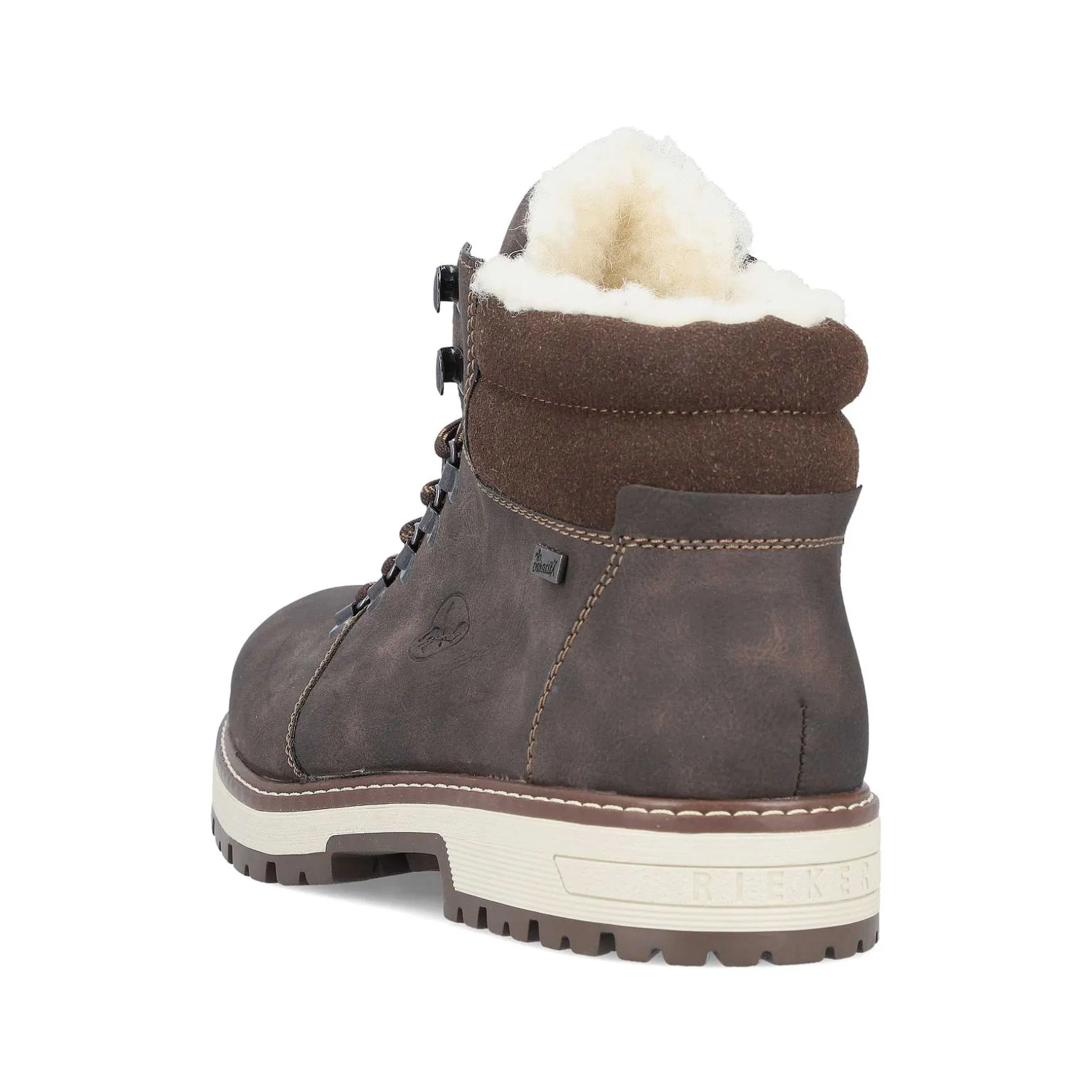 Rieker Men'S Corded Boots Coffee Brown