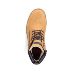 Rieker Men'S Corded Boots Golden Yellow