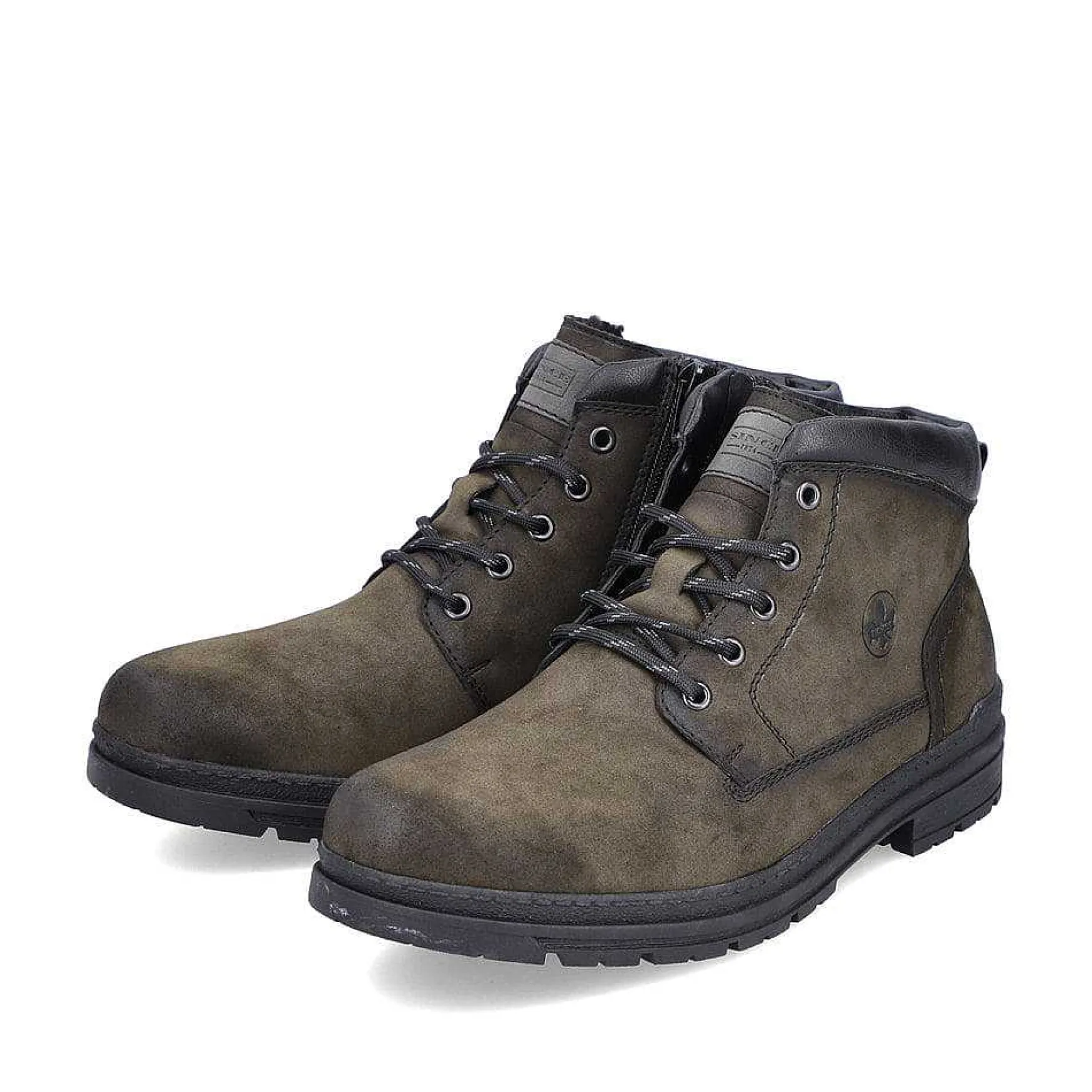 Rieker Men'S Corded Boots, Khaki Green