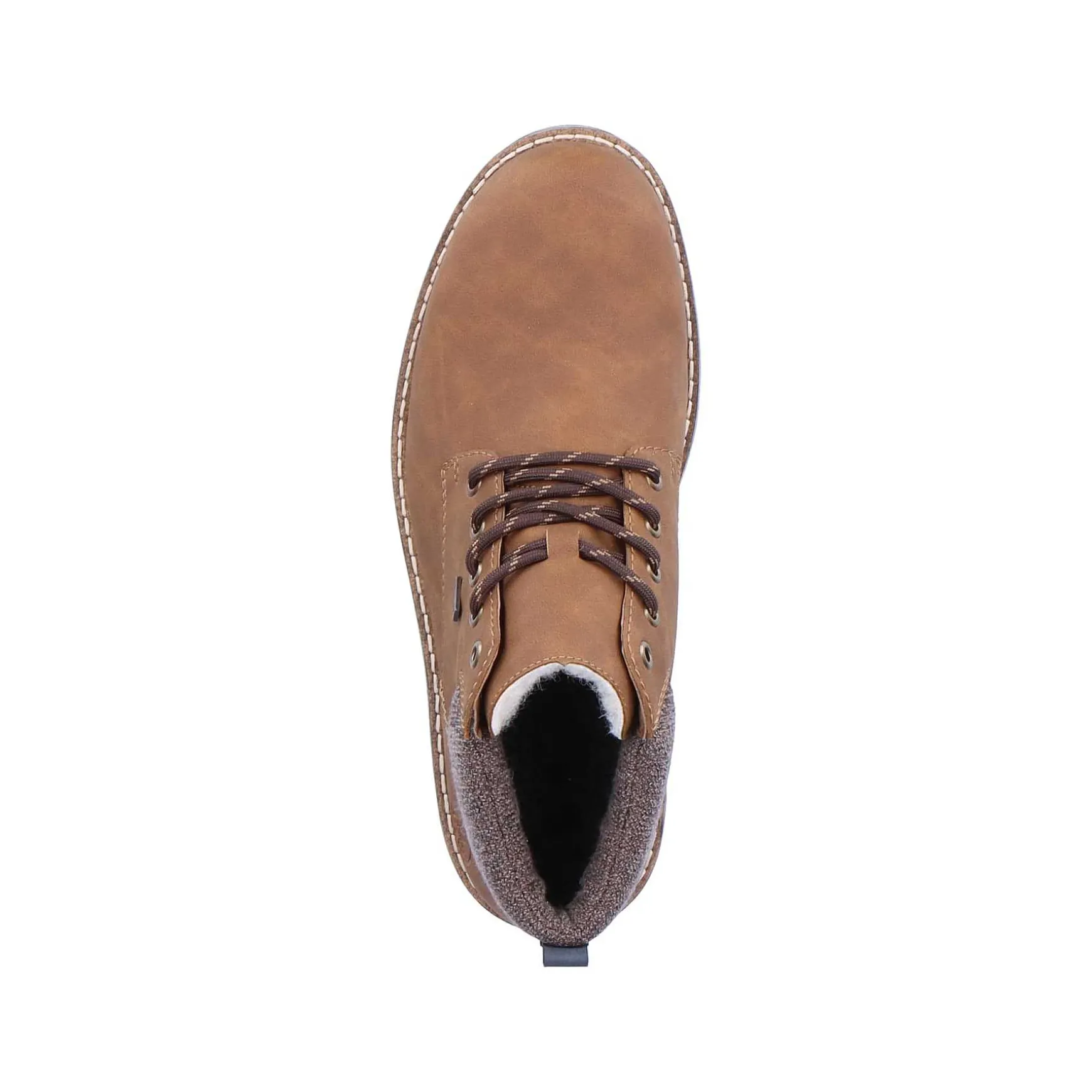 Rieker Men'S Corded Boots Caramel Brown