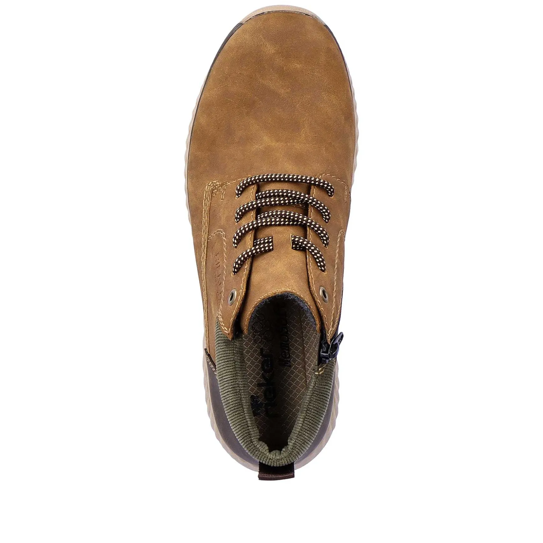 Rieker Men'S Corded Boots Coffee Brown