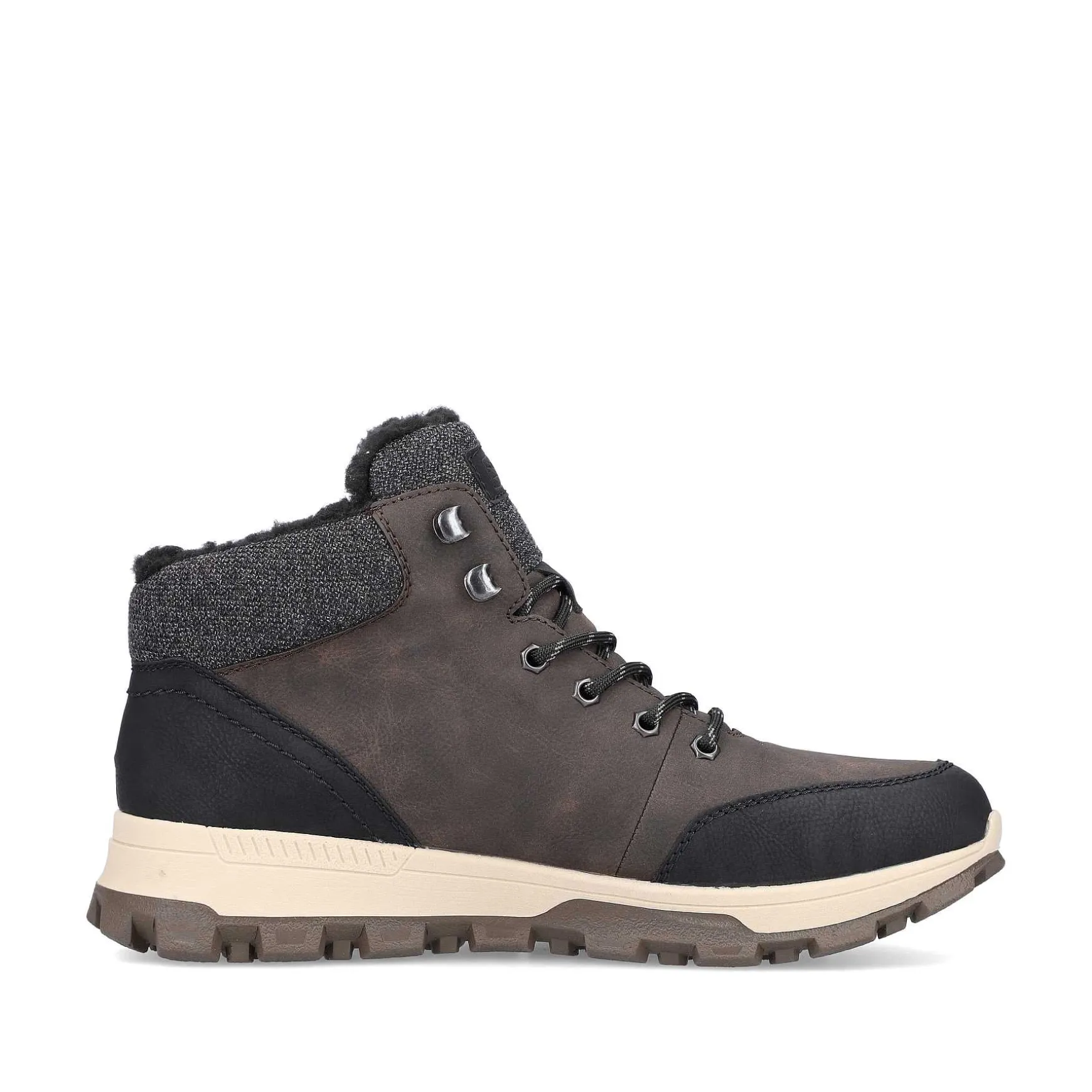Rieker Men'S Corded Boots Coffee Brown