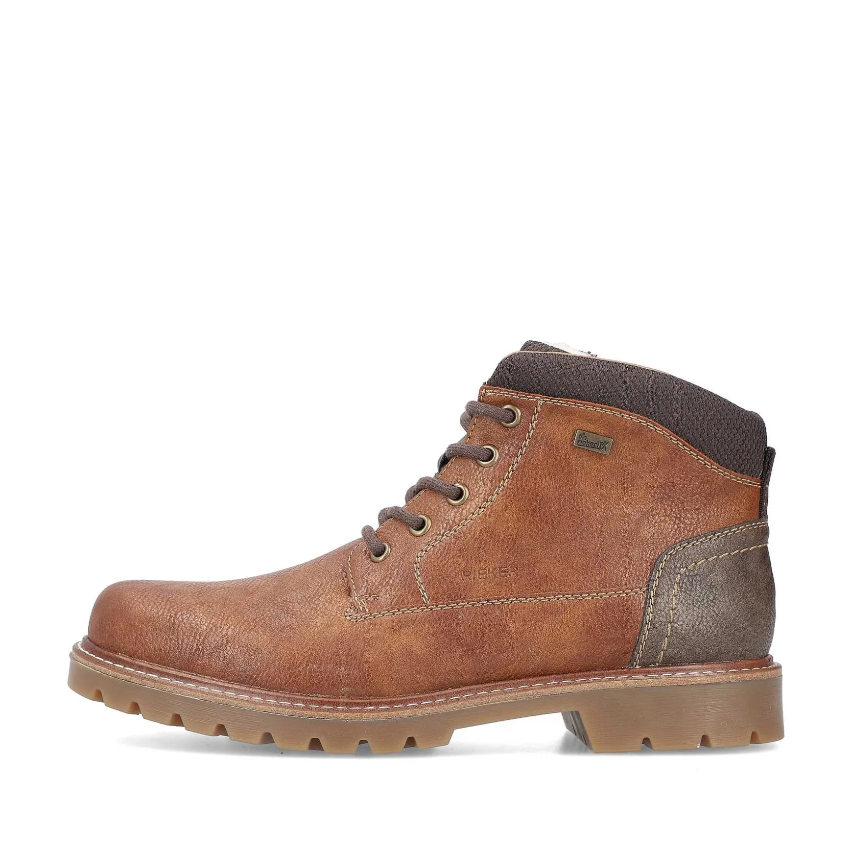 Rieker Men'S Corded Boots Nougat Brown