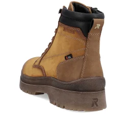 Rieker Men'S Corded Boots Wood Brown