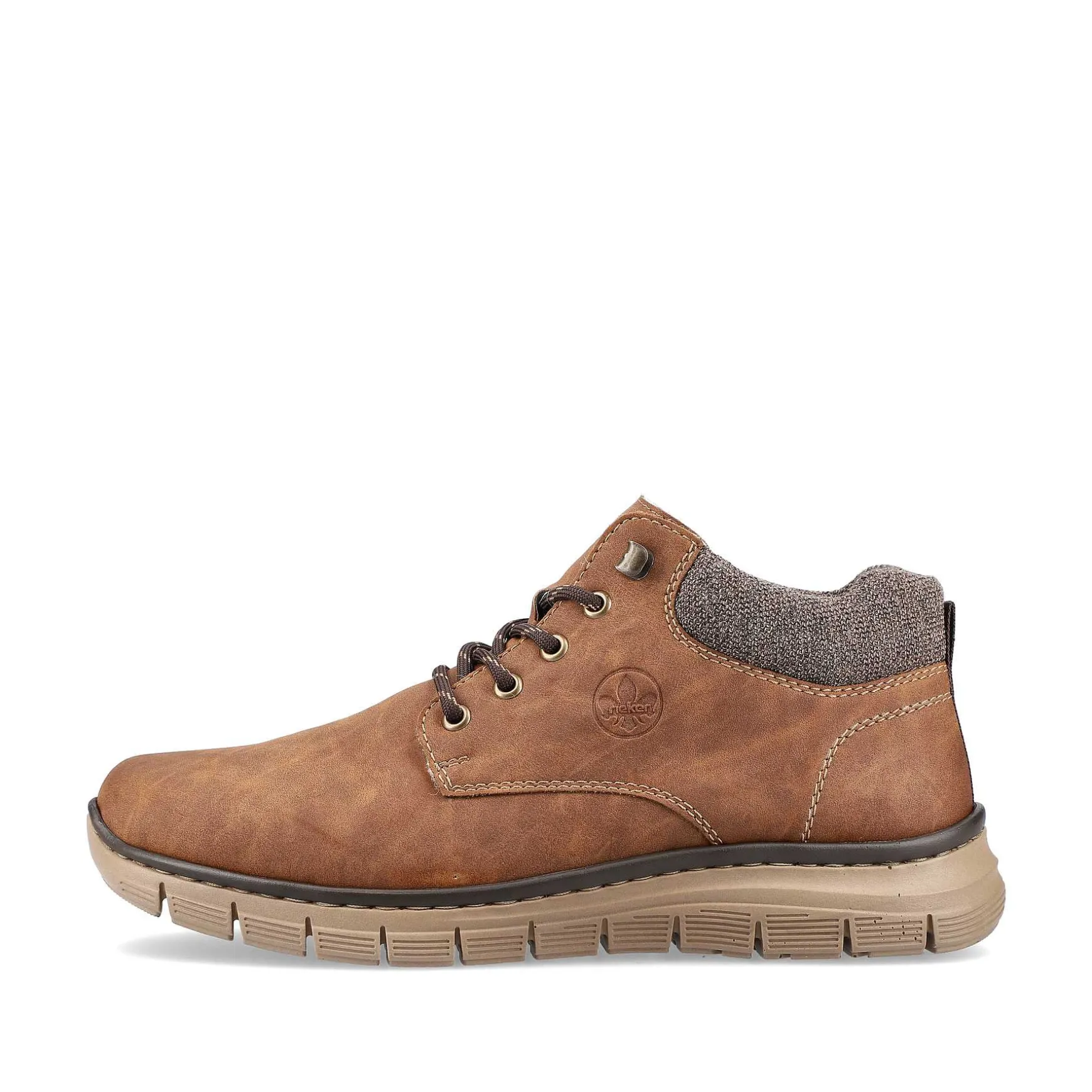 Rieker Men'S Corded Boots Cinnamon Brown