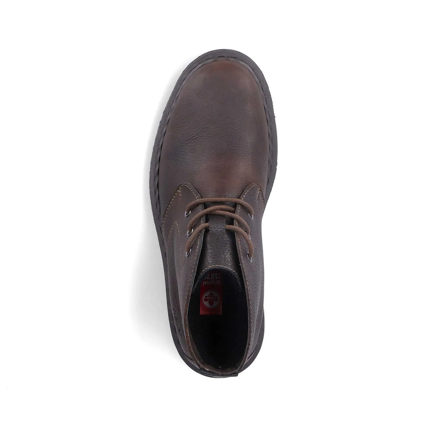 Rieker Men'S Corded Boots Dark Brown