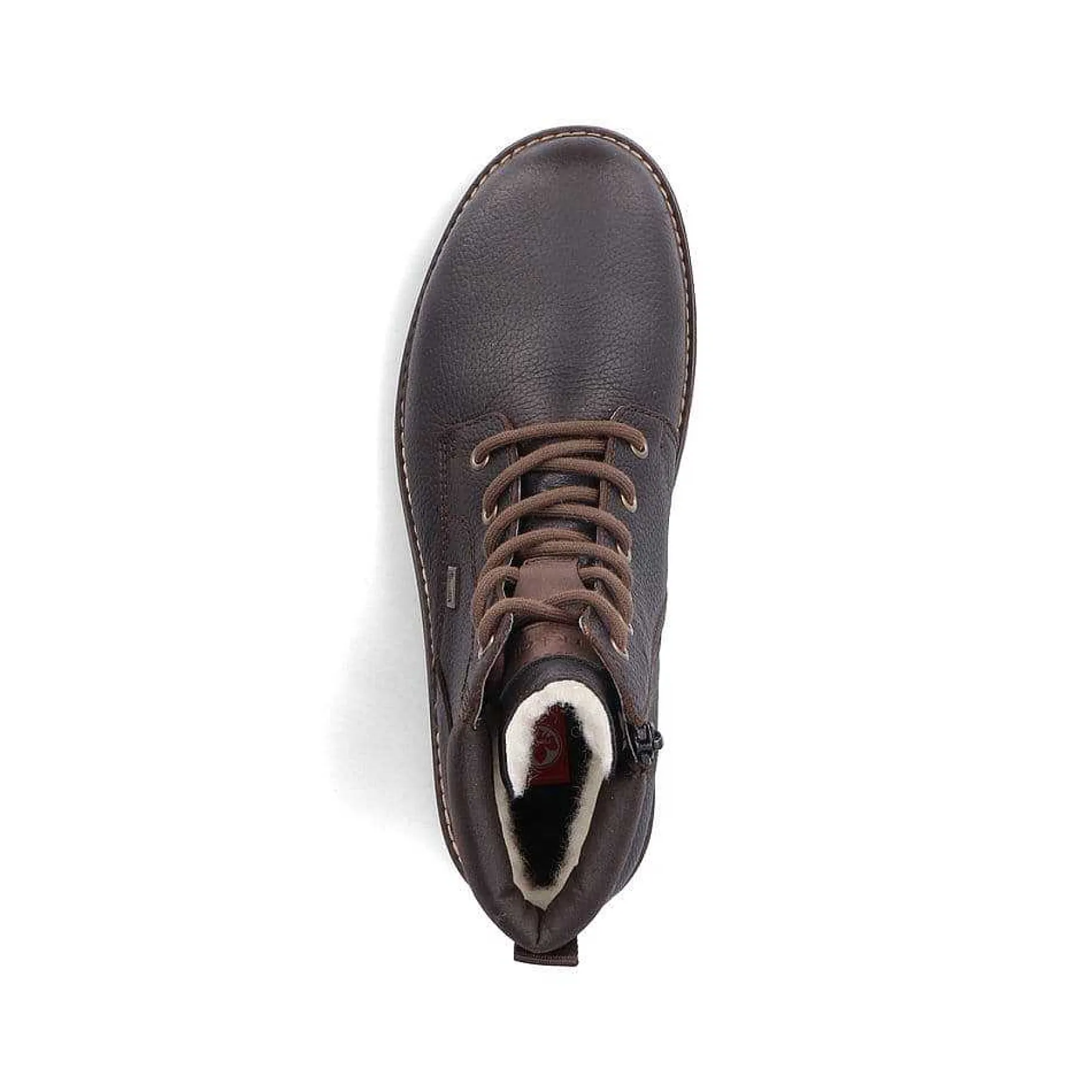 Rieker Men'S Corded Boots Dark Brown