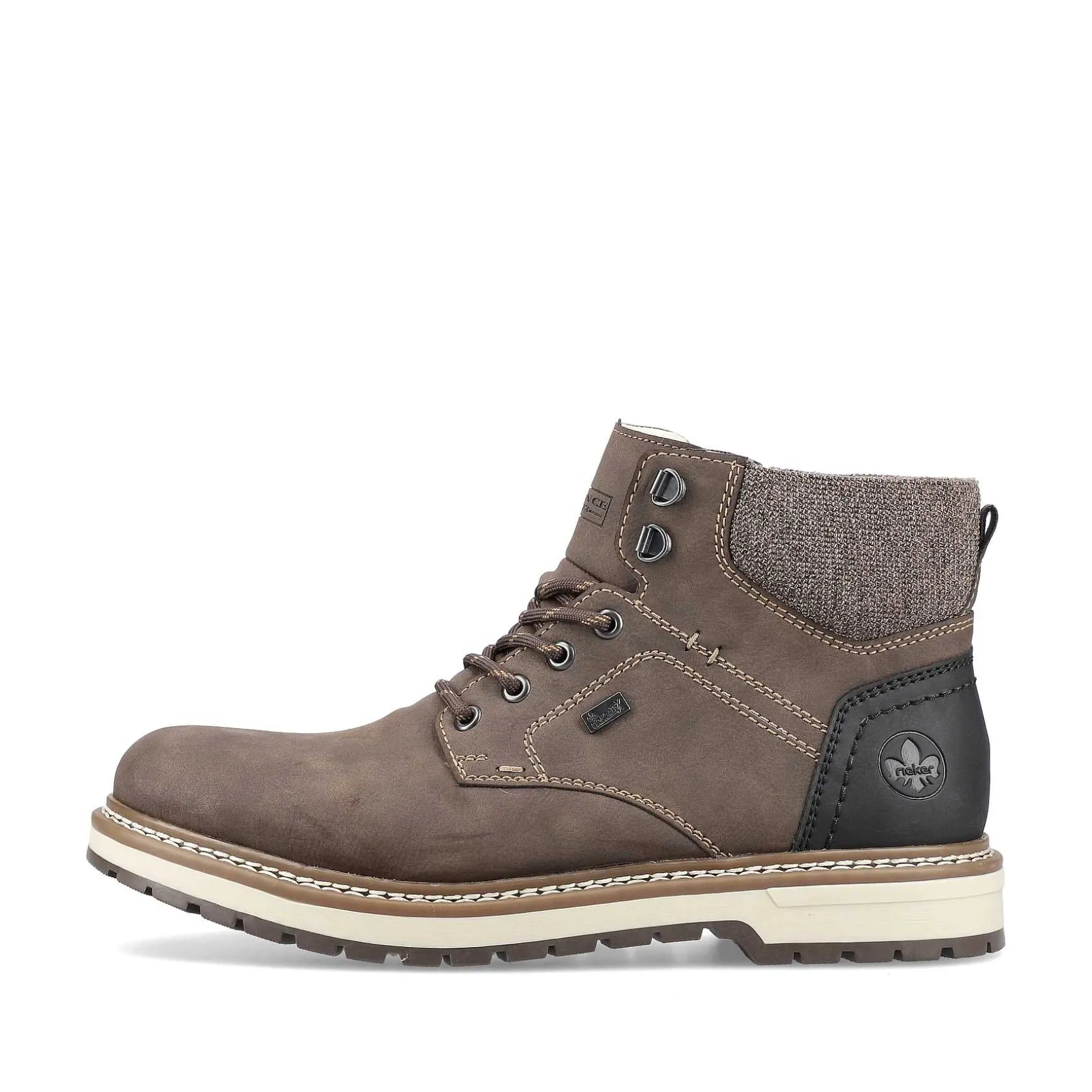 Rieker Men'S Corded Boots Tobacco Brown