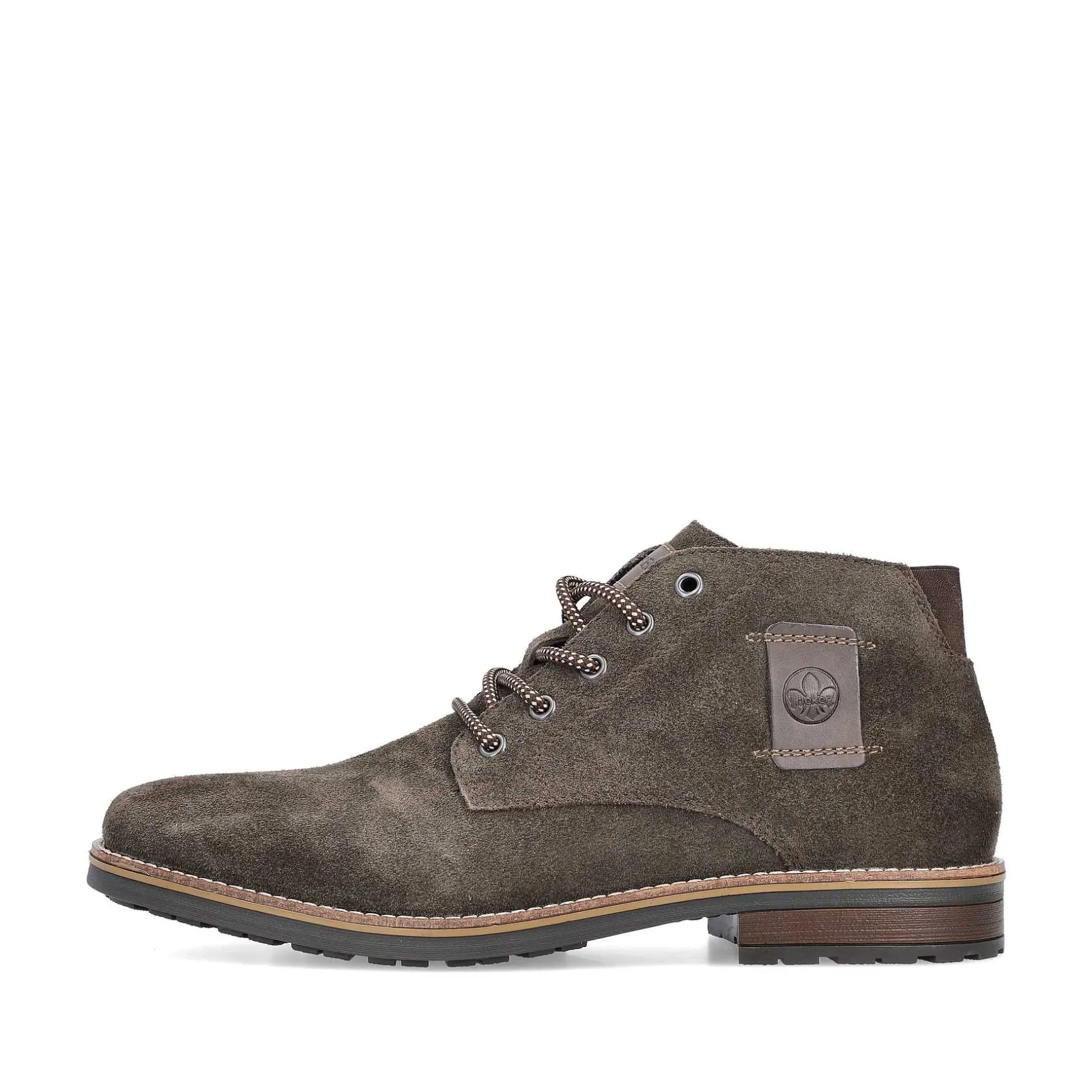 Rieker Men'S Corded Boots, Nut Brown