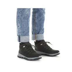 Rieker Men'S Corded Boots Asphalt Black