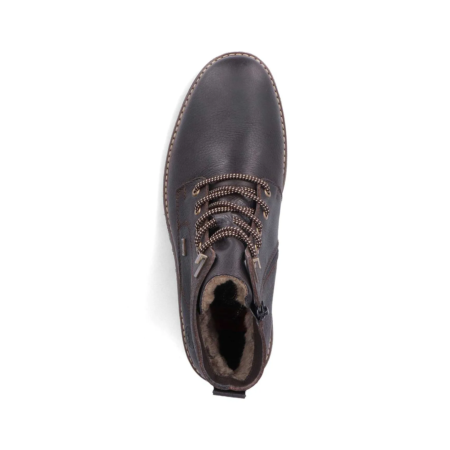 Rieker Men'S Corded Boots Coffee Brown