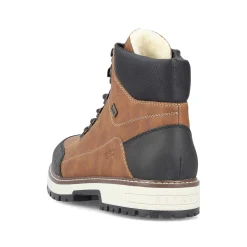 Rieker Men'S Corded Boots Light Brown-Black