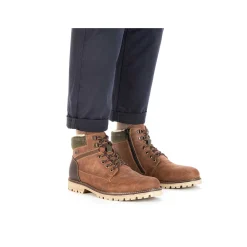 Rieker Men'S Corded Boots Light Brown