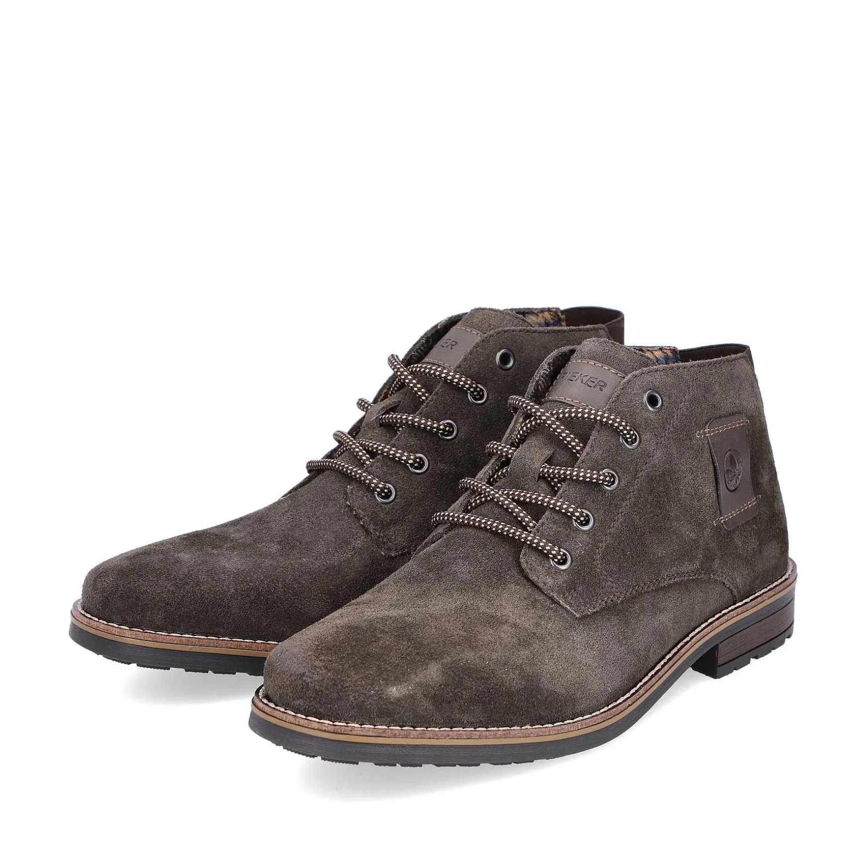 Rieker Men'S Corded Boots, Nut Brown