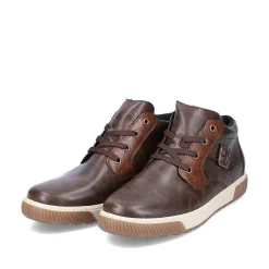 Rieker Men'S Corded Boots Coffee Brown