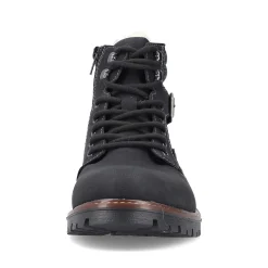 Rieker Men'S Corded Boots Asphalt Black