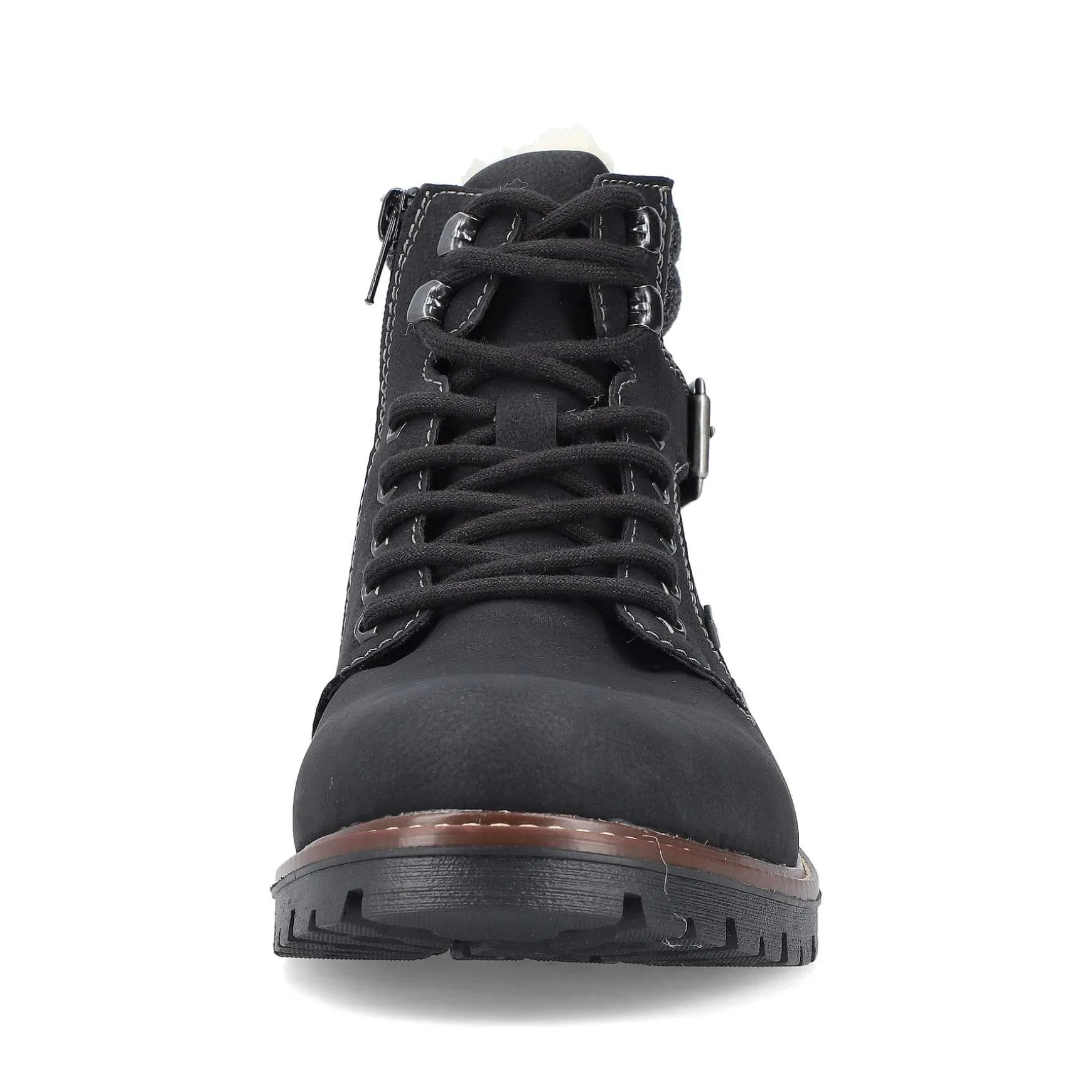 Rieker Men'S Corded Boots Asphalt Black