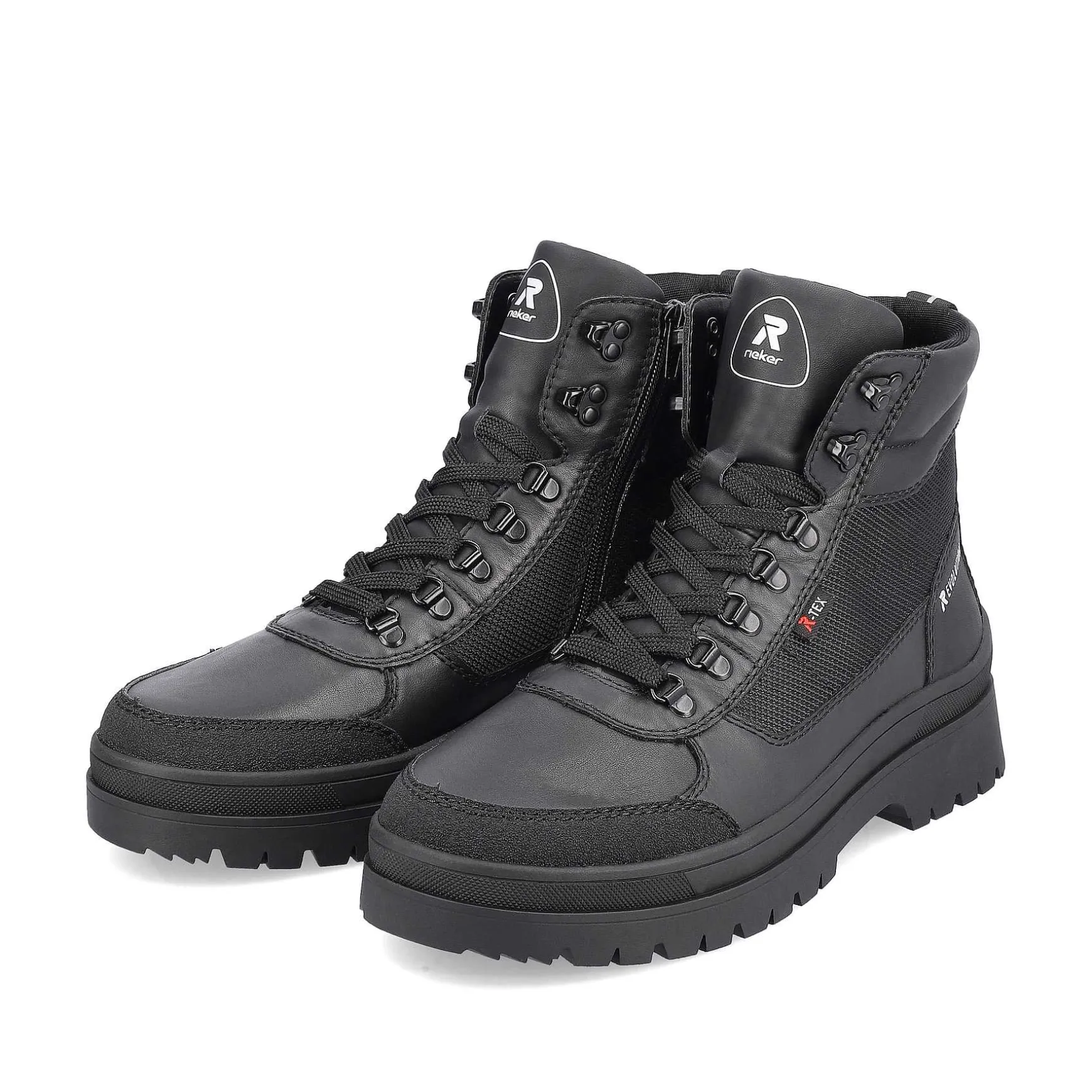 Rieker Men'S Corded Boots Noir