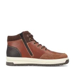 Rieker Men'S Corded Boots Fox Brown