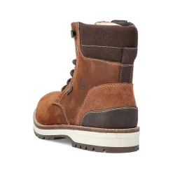 Rieker Men'S Corded Boots Chestnut Brown