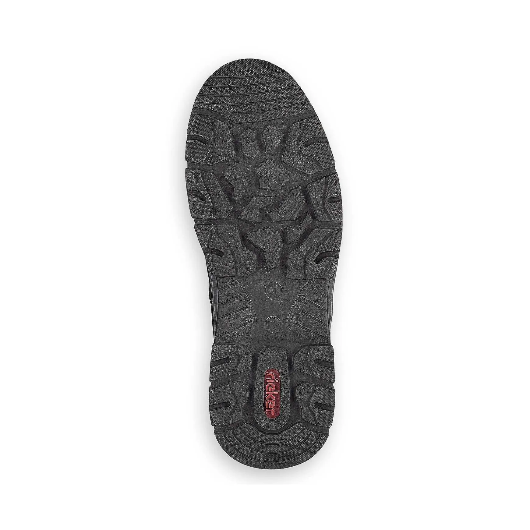 Rieker Men'S Corded Boots Deep Black