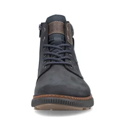Rieker Men'S Corded Boots Navy Blue